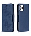 Blauw Vlinder Bookcase Hoesje voor de iPhone 12 (Pro)