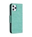 Turquoise Vlinder Bookcase Hoesje voor de iPhone 12 (Pro)