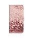 Roze Glitter Bookcase Hoesje voor de iPhone 12 (Pro)