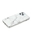Wit Marmer Design TPU Hoesje voor de iPhone 12 (Pro)