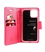 Mercury Mercury Roze Wallet Bookcase Hoesje voor de iPhone 12 (Pro)