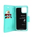 Mercury Mercury Turquoise Wallet Bookcase Hoesje voor de iPhone 12 (Pro)