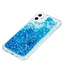 Blauw Glitter TPU Hoesje voor de iPhone 12 (Pro)