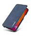 LC.IMEEKE LC.IMEEKE Blauw Pasjeshouder Bookcase Hoesje voor de iPhone 12 (Pro)