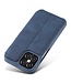 LC.IMEEKE LC.IMEEKE Blauw Pasjeshouder Bookcase Hoesje voor de iPhone 12 (Pro)