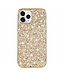 Goud Glitter Hybrid Hoesje voor de iPhone 12 (Pro)