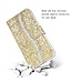 Goud Glitter Bookcase Hoesje voor de iPhone 12 (Pro)