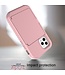 Roze Pasjeshouder Hybrid Hoesje voor de iPhone 12 (Pro)