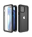 Zwart Waterproof Hybrid Hoesje voor de iPhone 12 (Pro)