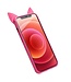 Qialino Qialino Roze Pluche TPU Hoesje voor de iPhone 12 (Pro)