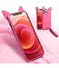 Qialino Qialino Roze Pluche TPU Hoesje voor de iPhone 12 (Pro)