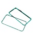 Groen Tempered Glass + Metaal Hardcase Hoesje voor de iPhone 12 (Pro)