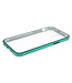 Groen Tempered Glass + Metaal Hardcase Hoesje voor de iPhone 12 (Pro)