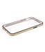 Goud Tempered Glass + Metaal Hardcase Hoesje voor de iPhone 12 (Pro)