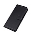 Zwart Litchee Bookcase Hoesje voor de iPhone 12 Pro Max