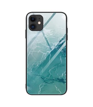 Groen Oceaan Hybrid Hoesje iPhone 12 Pro Max