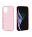 Roze Glitter Hybrid Hoesje voor de iPhone 12 Pro Max