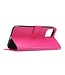 Roze Wallet Bookcase Hoesje voor de iPhone 12 Pro Max