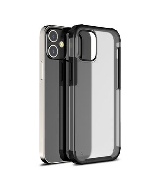 Zwart Armor Hybrid Hoesje iPhone 12 Pro Max