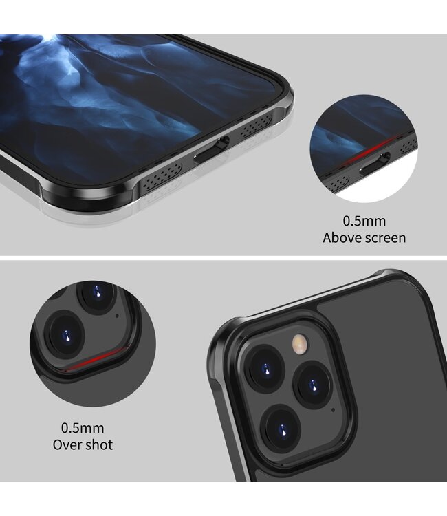 OtterBox Symmetry MagSafe iPhone 17 Pro Hoesje Back Cover Zwart