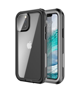 Zwart Waterproof Hardcase Hoesje iPhone 12 Pro Max