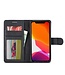 LC.IMEEKE LC.IMEEKE Zwart Wallet Bookcase Hoesje voor de iPhone 12 Pro Max