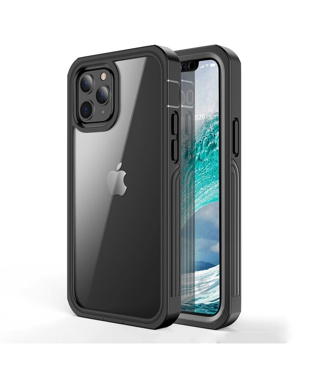 Transparant Full Protection Hardcase Hoesje voor de iPhone 12 Pro Max