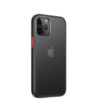 iPaky Zwart Hybrid Hoesje iPhone 12 Pro Max