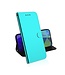 Turquoise Mirror Bookcase Hoesje voor de iPhone 12 Pro Max