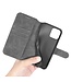 DG.Ming DG.Ming Grijs Wallet Bookcase Hoesje voor de iPhone 12 Pro Max