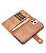 DG.Ming Bruin 2-in-1 Bookcase Hoesje voor de iPhone 12 Pro Max