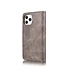 DG.Ming Grijs 2-in-1 Bookcase Hoesje voor de iPhone 12 Pro Max