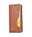 Bruin Portemonnee Bookcase Hoesje voor de iPhone 12 Pro Max