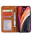 Bruin Portemonnee Bookcase Hoesje voor de iPhone 12 Pro Max