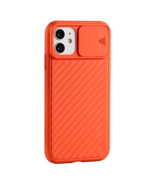 Oranje CameraShield TPU Hoesje iPhone 12 Pro Max