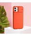Oranje CameraShield TPU Hoesje voor de iPhone 12 Pro Max