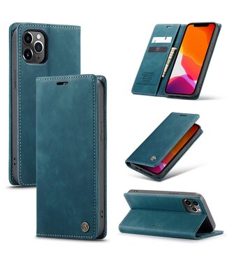 CaseMe Groen Wallet Bookcase Hoesje iPhone 12 Pro Max