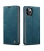 CaseMe CaseMe Groen Wallet Bookcase Hoesje voor de iPhone 12 Pro Max