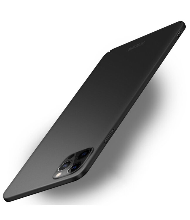 Mofi Mofi Zwart Slim Hardcase Hoesje voor de iPhone 12 Pro Max