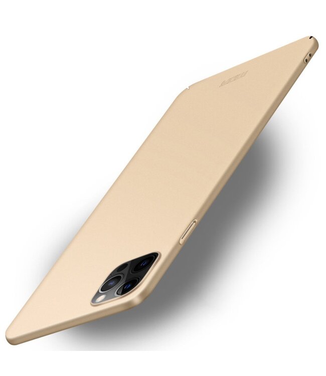 Mofi Mofi Goud Slim Hardcase Hoesje voor de iPhone 12 Pro Max