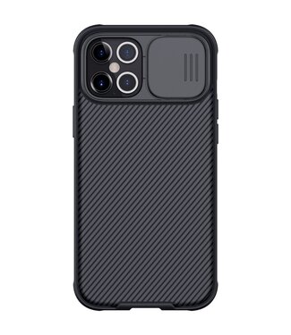 Nillkin Zwart CamShield Hardcase Hoesje iPhone 12 Pro Max