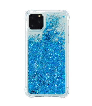Blauw Glitter TPU Hoesje iPhone 12 Pro Max