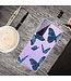 Blauwe Vlinders TPU Hoesje voor de Samsung Galaxy S21 FE
