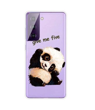 Panda TPU Hoesje Samsung Galaxy S21 FE