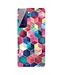 Kleurrijke kubussen TPU Hoesje voor de Samsung Galaxy S21 FE