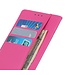 Roze Lychee Bookcase Hoesje voor de Samsung Galaxy S21 FE