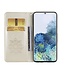 Goud Uil En Diamant Bookcase Hoesje voor de Samsung Galaxy S21 FE