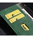 Groen Skin Touch Bookcase Hoesje voor de Samsung Galaxy S21 FE