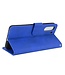 Blauw Skin Touch Bookcase Hoesje voor de Samsung Galaxy S21 FE