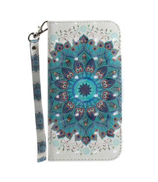 Mandala Bloem Bookcase Hoesje Samsung Galaxy S21 FE